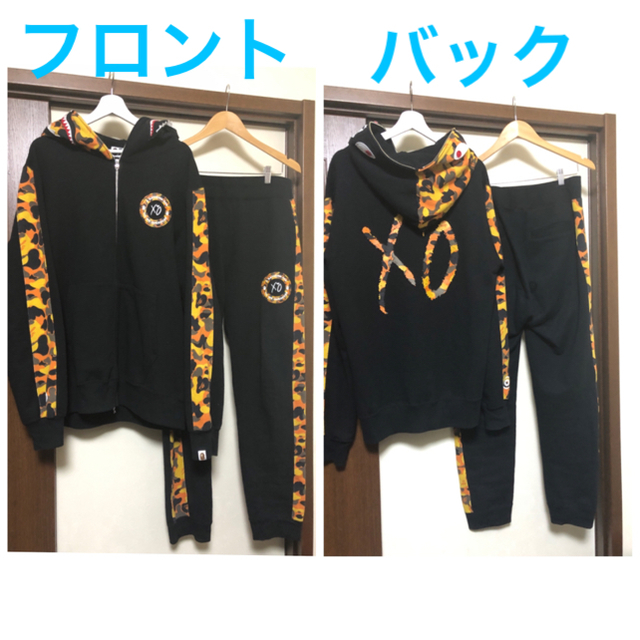 A BATHING APE(アベイシングエイプ)のA BATHING APE SharkHoodie pants XO XXL L メンズのトップス(パーカー)の商品写真