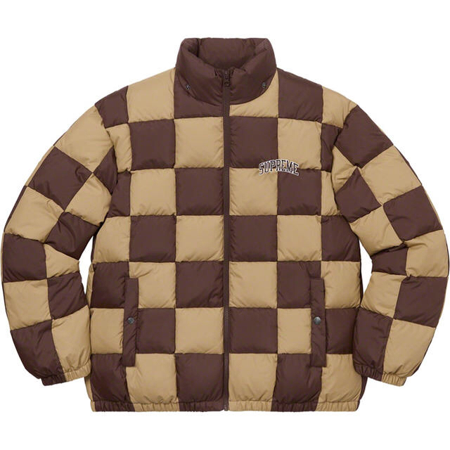 ー品販売  Checkerboard Supreme - Supreme Puffy シュプリーム jacket ダウンジャケット