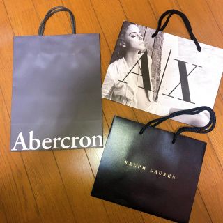 アルマーニエクスチェンジ(ARMANI EXCHANGE)のアバクロ.アルマーニエクスチェンジ.ラルフ ショッパーセット☆(ショップ袋)