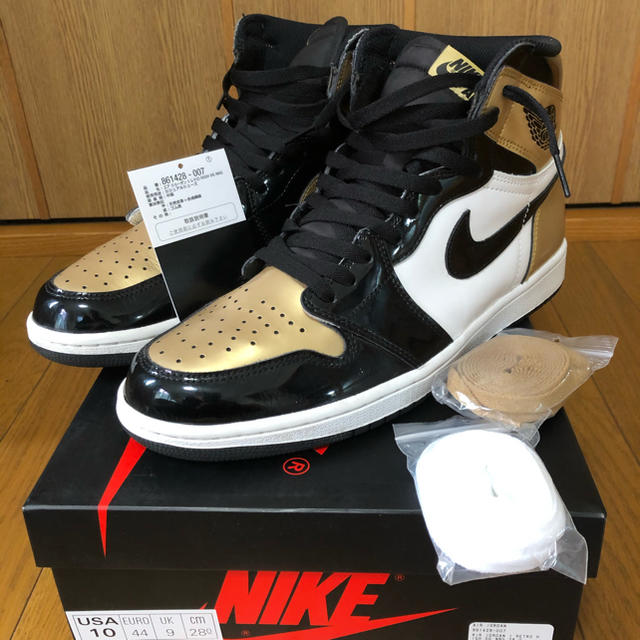 スニーカーAIR JORDAN 1 RETRO HIGH OG NRG GOLD TOE