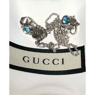 グッチ(Gucci)のGUCCI グッチ 正規品 シルバー ネックレス 中古 美品 送料無料(ネックレス)