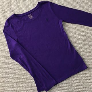 ラルフローレン(Ralph Lauren)の(L/12-14/150㎝㎝)■ラルフローレン/RALPHLAUREN■紫ロンT(Tシャツ/カットソー)