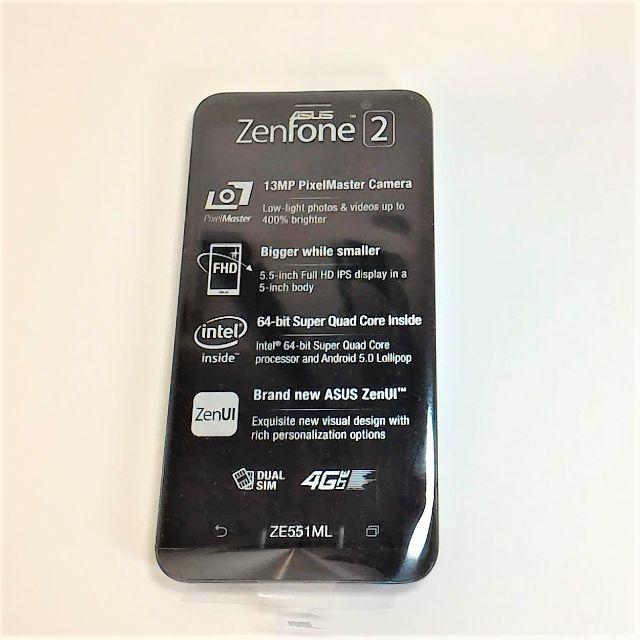 ASUS(エイスース)のZE551ML Zenfone2 4GB 32GB シルバー ASUS  スマホ/家電/カメラのスマートフォン/携帯電話(スマートフォン本体)の商品写真