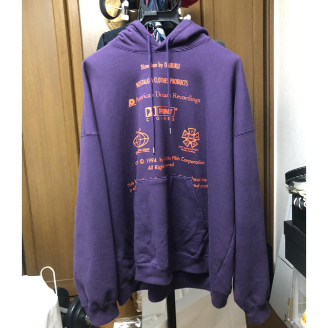 ダイリクDAIRIKU /19AW ”ENDROLL“  Hoodie パーカー