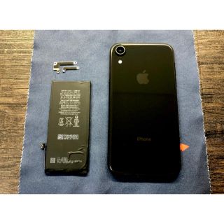 iPhone XR ブラック Black 黒 ジャンク 部品取り(スマートフォン本体)