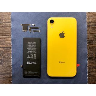 iPhone XR イエロー Yellow 黄色 ジャンク 部品取り(スマートフォン本体)