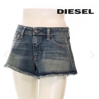 ディーゼル(DIESEL)のDIESEL ラメ入りデニムショートパンツ(ショートパンツ)