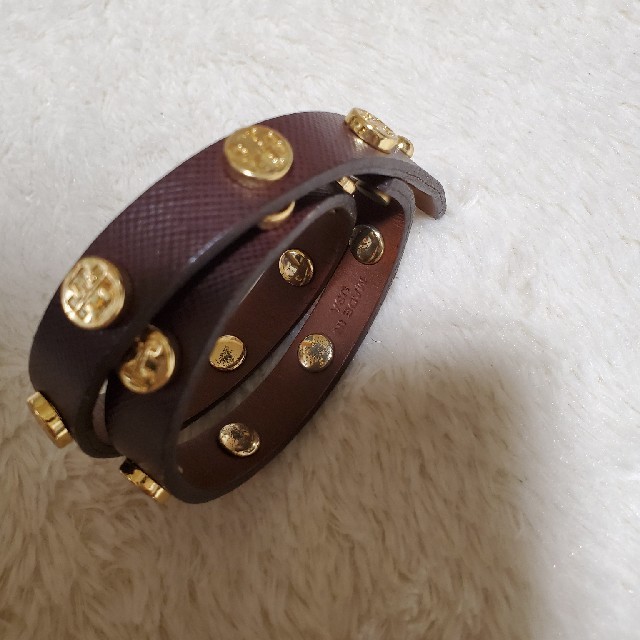 Tory Burch(トリーバーチ)の●トリーバーチ●ブレスレット●レザー●中古品● レディースのアクセサリー(ブレスレット/バングル)の商品写真