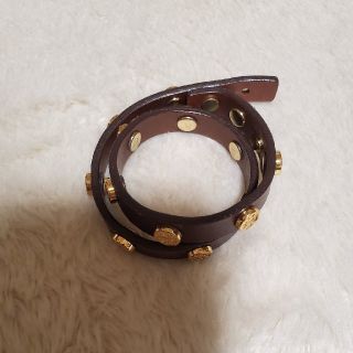 トリーバーチ(Tory Burch)の●トリーバーチ●ブレスレット●レザー●中古品●(ブレスレット/バングル)