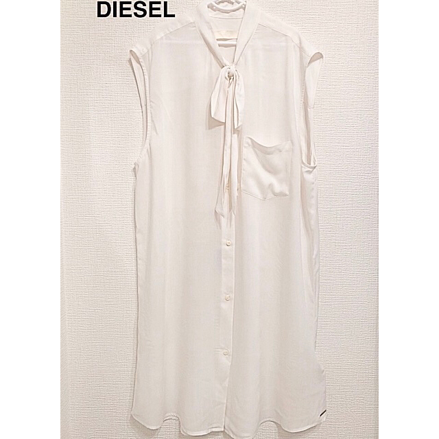 DIESEL(ディーゼル)のDIESEL ノースリーブ　ブラウス レディースのトップス(シャツ/ブラウス(半袖/袖なし))の商品写真