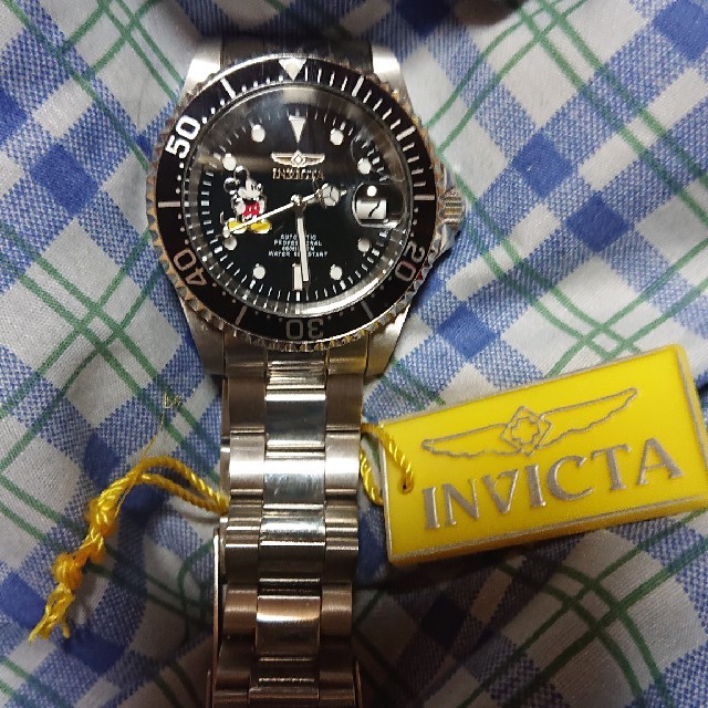 INVICTA(インビクタ)の最終値下げインヴィクタ ミッキー200M防水 裏スケルトン メンズの時計(腕時計(アナログ))の商品写真