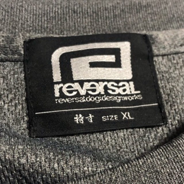 reversal  グレー　XL  リバーサル　Tシャツ　NIKE adidas メンズのトップス(Tシャツ/カットソー(半袖/袖なし))の商品写真