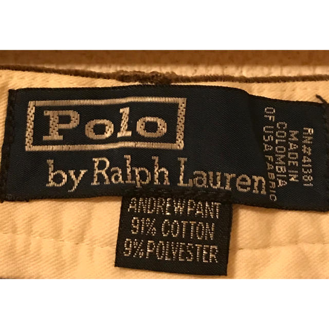 POLO RALPH LAUREN(ポロラルフローレン)のPolo Ralph Lauren コーデュロイパンツ ワイドパンツ　ブラウン メンズのパンツ(ワークパンツ/カーゴパンツ)の商品写真