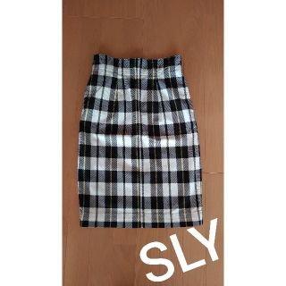 スライ(SLY)の美品♪SLY★チェックタイトスカート(ひざ丈スカート)