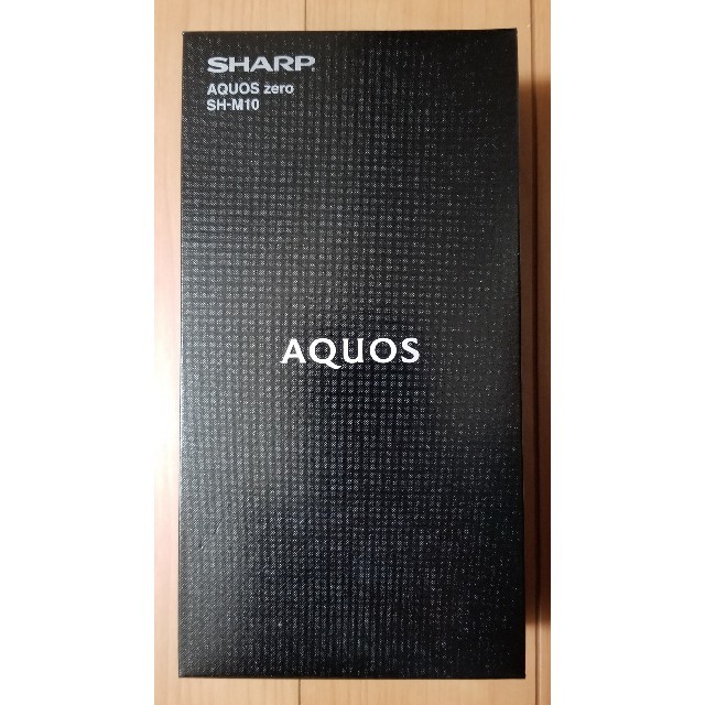 AQUOS - AQUOS zero SH-M10　simフリー　黒　アクオスゼロ　新品未開封