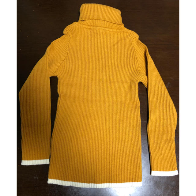 F.O.KIDS(エフオーキッズ)の【apres les cours】リブニットタートル/サイズ:100cm キッズ/ベビー/マタニティのキッズ服女の子用(90cm~)(ニット)の商品写真