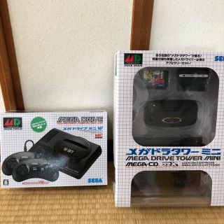 セガ(SEGA)のメガドライブミニW  メガドラタワーミニ　セット(家庭用ゲーム機本体)