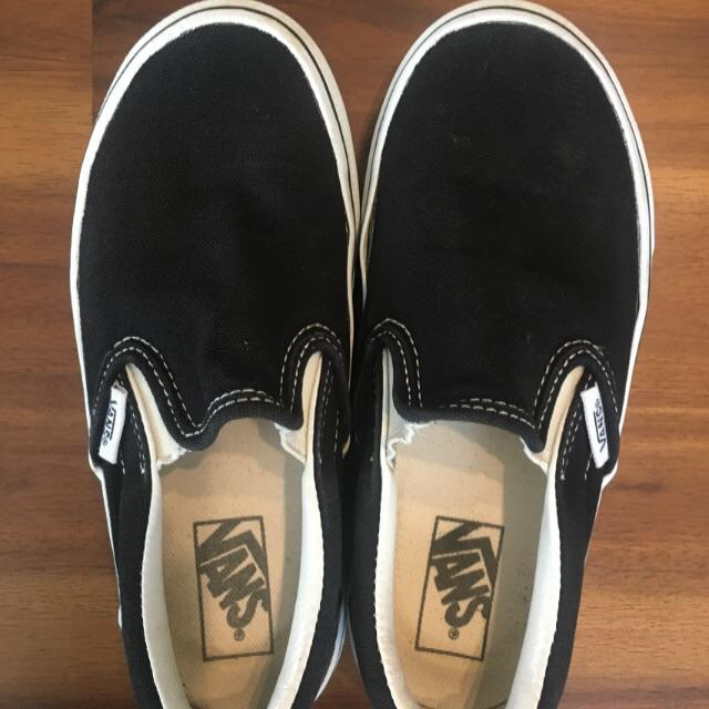 VANS(ヴァンズ)のVANS Kidsスリッポン 黒　20センチ キッズ/ベビー/マタニティのキッズ靴/シューズ(15cm~)(スリッポン)の商品写真