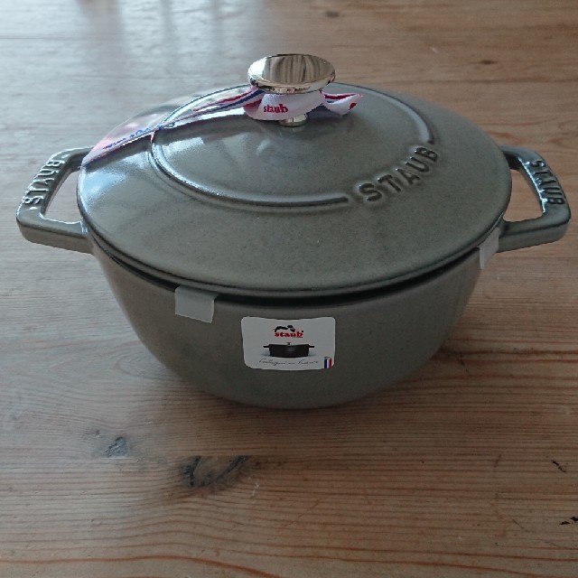 Staub ストウブ Wa-NABE ワナベ M サイズ 18cm グレー-