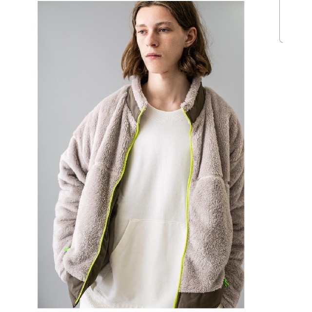 BEAUTY&YOUTH UNITED ARROWS(ビューティアンドユースユナイテッドアローズ)のmonkey time　 SHAGGY FLEECE FULL ZIP BLOU メンズのジャケット/アウター(ブルゾン)の商品写真