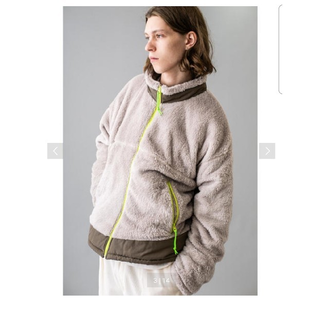 BEAUTY&YOUTH UNITED ARROWS(ビューティアンドユースユナイテッドアローズ)のmonkey time　 SHAGGY FLEECE FULL ZIP BLOU メンズのジャケット/アウター(ブルゾン)の商品写真