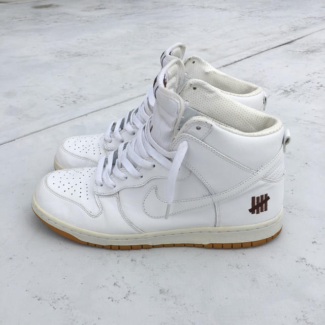 新作在庫 ヤフオク! NIKE ナイキ Undftd DUNK コラボ 598472-110 27.... ナイキ NIKE ダンク ハイ アンディフィーテッド ダンクハイ スニーカー