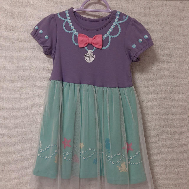 ベルメゾン(ベルメゾン)のアリエルワンピース キッズ/ベビー/マタニティのキッズ服女の子用(90cm~)(ワンピース)の商品写真