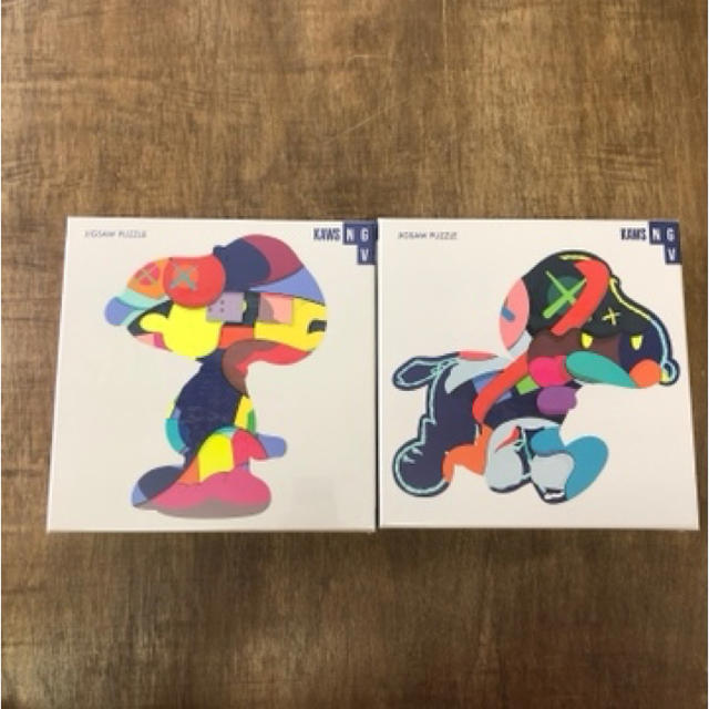 kaws パズル2個セット