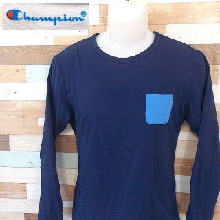 チャンピオン(Champion)の【Champion】 美品 チャンピオン リバーシブル長袖Tシャツ  サイズM(Tシャツ/カットソー(七分/長袖))