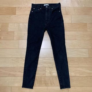 マウジー(moussy)のMOUSSY HW BLACK Rebirth skinny  W26 G14(スキニーパンツ)