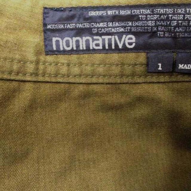 nonnative(ノンネイティブ)のノンネイティブ nonnative コットン 膝ダブル チェック パンツ 1 メンズのパンツ(ワークパンツ/カーゴパンツ)の商品写真