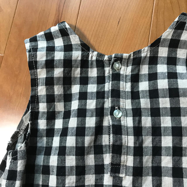 MUJI (無印良品)(ムジルシリョウヒン)の無印　ワンピース120cm キッズ/ベビー/マタニティのキッズ服女の子用(90cm~)(ワンピース)の商品写真