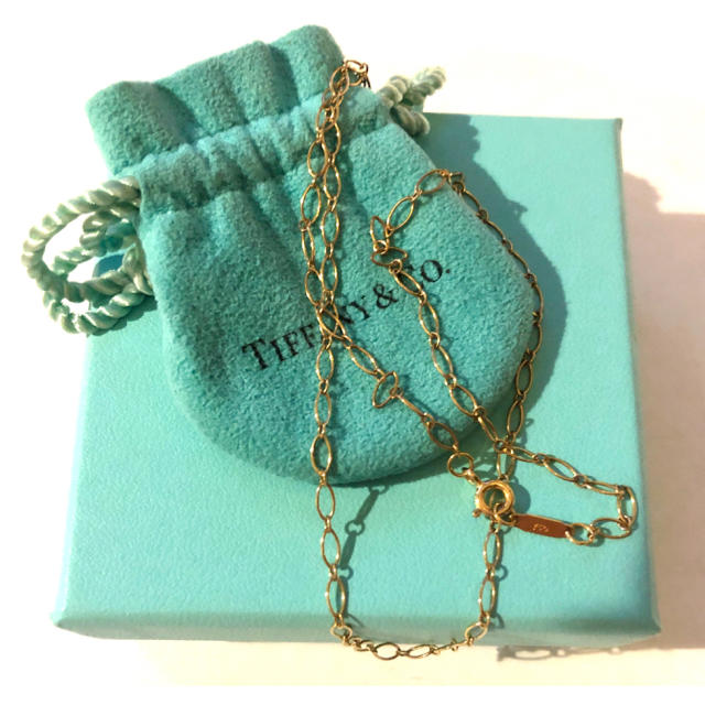 Tiffany & Co. - ティファニー 美品 18K ゴールド チェーン ネックレス オーバルリンクの通販 by rana's shop