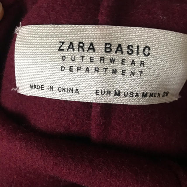 ZARA(ザラ)のZaraウールチェスターコート レディースのジャケット/アウター(チェスターコート)の商品写真