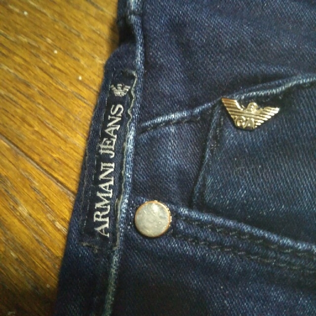 ARMANI JEANS(アルマーニジーンズ)のアルマーニジーンズデニムパンツ 濃いブルー レディースのパンツ(デニム/ジーンズ)の商品写真
