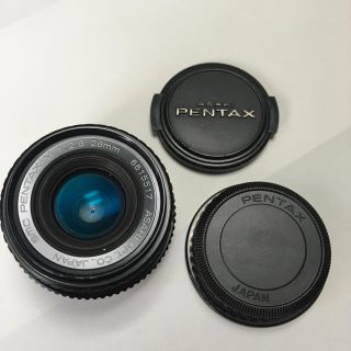 ペンタックス(PENTAX)の良品 PENTAX-M 前期型　28mm F2.8 純正前後CAP等付 タクマー(レンズ(単焦点))