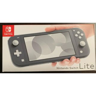 ニンテンドースイッチ(Nintendo Switch)のNintendo Switch Liteグレー　128GBマイクロsdカード付き(家庭用ゲーム機本体)