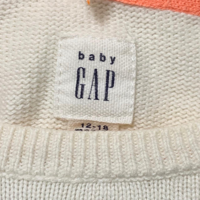 GAP(ギャップ)のGAP ベビー 子供服 12～18ヶ月 70 80 ネコ キッズ/ベビー/マタニティのベビー服(~85cm)(ニット/セーター)の商品写真