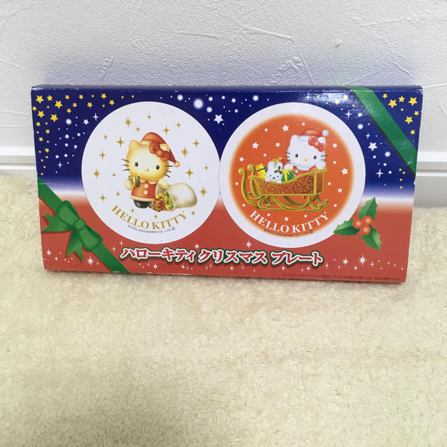 ハローキティ　クリスマスプレート エンタメ/ホビーのおもちゃ/ぬいぐるみ(キャラクターグッズ)の商品写真