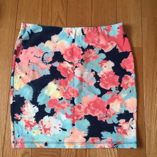 ベルシュカ(Bershka)のbershka 花柄スカート(ミニスカート)