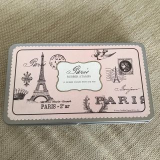 《専用》スタンプセット　Paris (印鑑/スタンプ/朱肉)