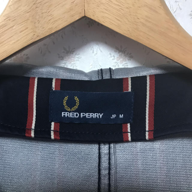 FRED PERRY(フレッドペリー)の⭕️良品⭕️フレッドペリー⭕️フード付　ダブルジップ　ジャケット⭕️ストライプ メンズのジャケット/アウター(その他)の商品写真
