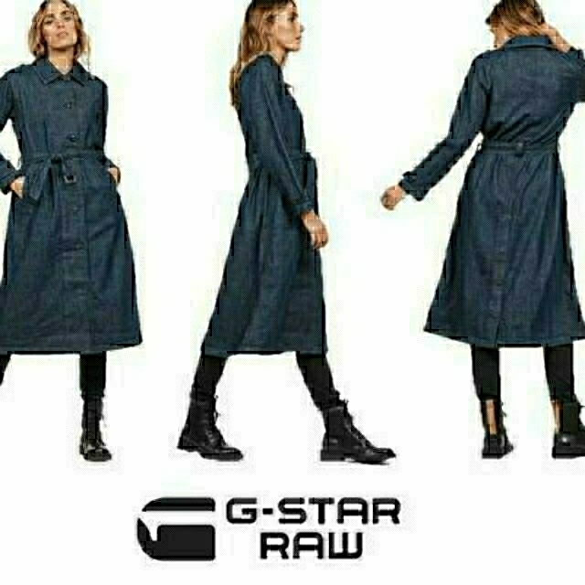 格安 買取 G-STAR RAW Minor A-line Loose Trench コート ジャケット