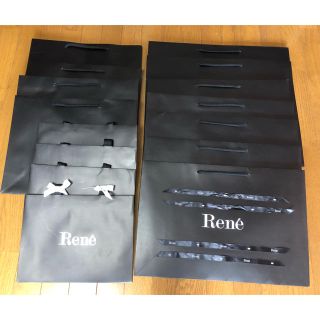 ルネ(René)の★Rene★ショッパー15枚×リボンセット★(ショップ袋)