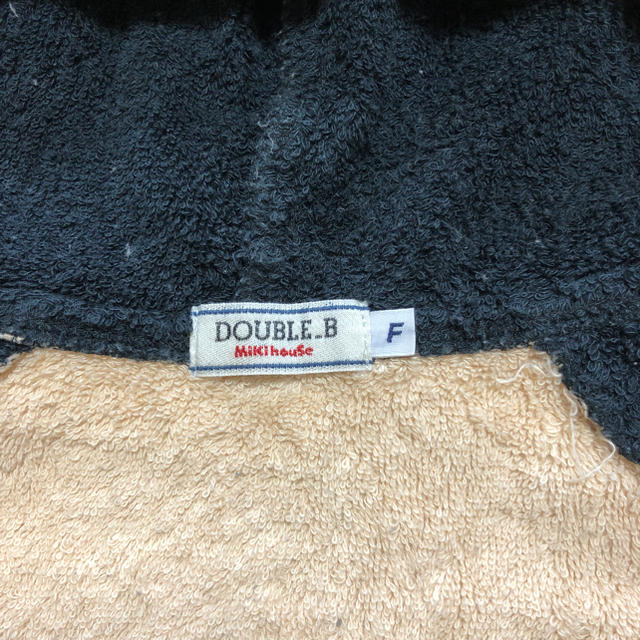 DOUBLE.B(ダブルビー)のダブルビー　ミキハウス バスローブ キッズ/ベビー/マタニティのベビー服(~85cm)(バスローブ)の商品写真