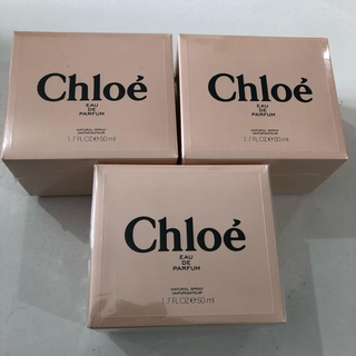 クロエ(Chloe)の新品3個 クロエオードパルファム 50ml(香水(女性用))