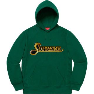 シュプリーム(Supreme)のXL Sequin Viper Hooded Sweatshirt(パーカー)