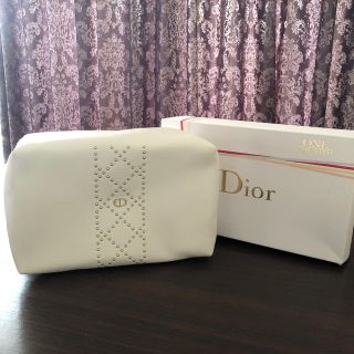 ディオール(Dior)のDior♡新品・未使用ホワイトポーチ（箱無し）(ポーチ)