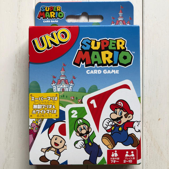 UNO ウノ　スーパーマリオ　カードゲーム　新品 エンタメ/ホビーのテーブルゲーム/ホビー(トランプ/UNO)の商品写真