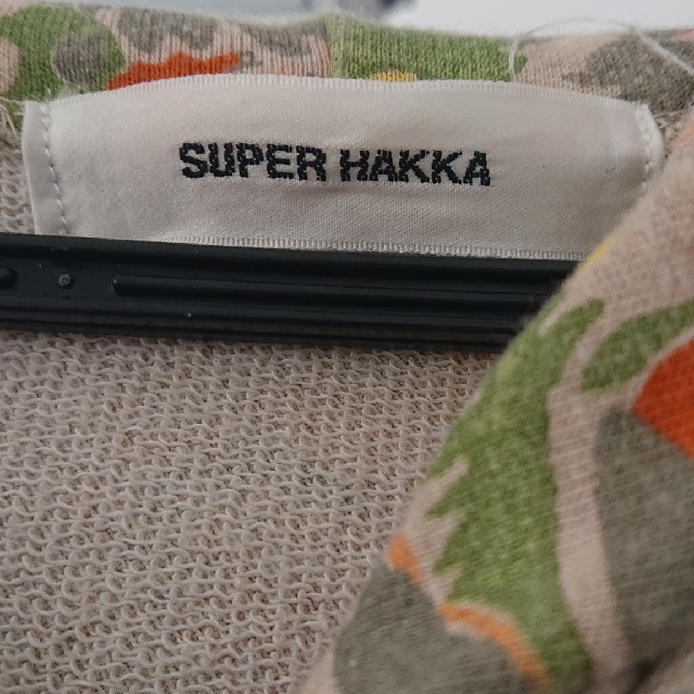 SUPER HAKKA(スーパーハッカ)のゆったん様専用です!　SUPER HAKKA 花柄パーカー レディースのトップス(パーカー)の商品写真